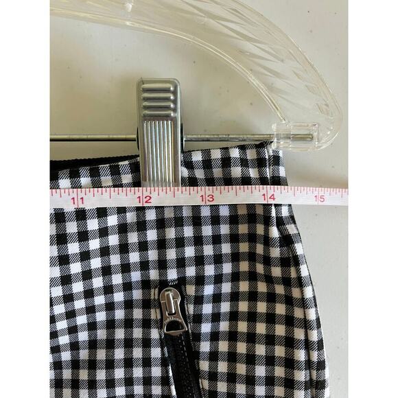 Rag and Bone Simone Gingham Pants checkered zipper pockets 10 academia preppy - Picture 11 of 16